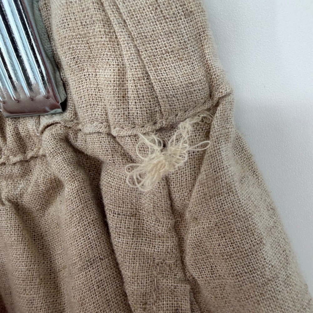 ANTHROPOLOGIE CELANDINE RELAXED LINEN BLEND SHORTS SURFER EMBROIDERY XXS NWT - Picture 4 of 10